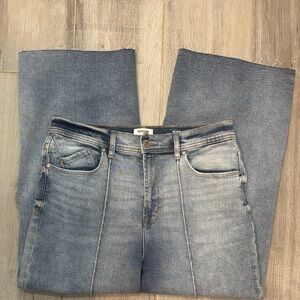 Kensie High Rise Wide Leg Denim Jeans